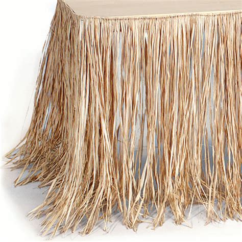 raffia table skirting